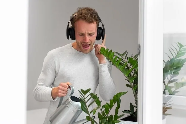 A person adjusting the headband of their over-ear noise-canceling headphones, showing the adjustability feature. The background is a well-lit home office.