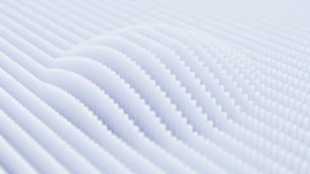 A close-up of the different layers within a mattress, showcasing materials such as memory foam, latex, and supportive coils. Highlight different textures and components.