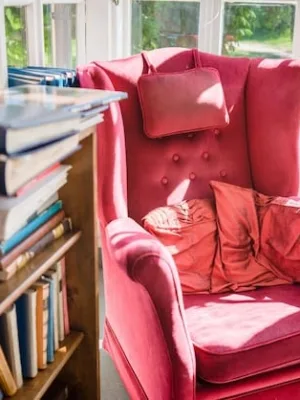 Cozy reading nook