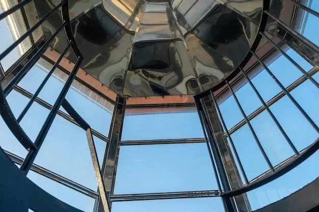 A close-up of a triple-pane window cross-section, clearly showing the three glass panes and two gas-filled chambers, highlighting its advanced insulation.